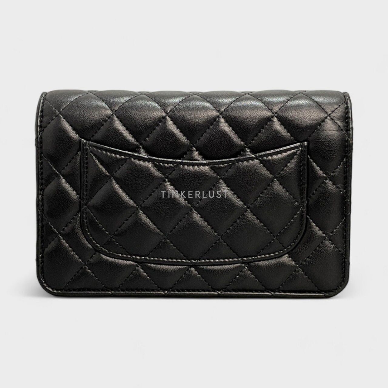 Chanel Quilted Black Wallet On Chain 