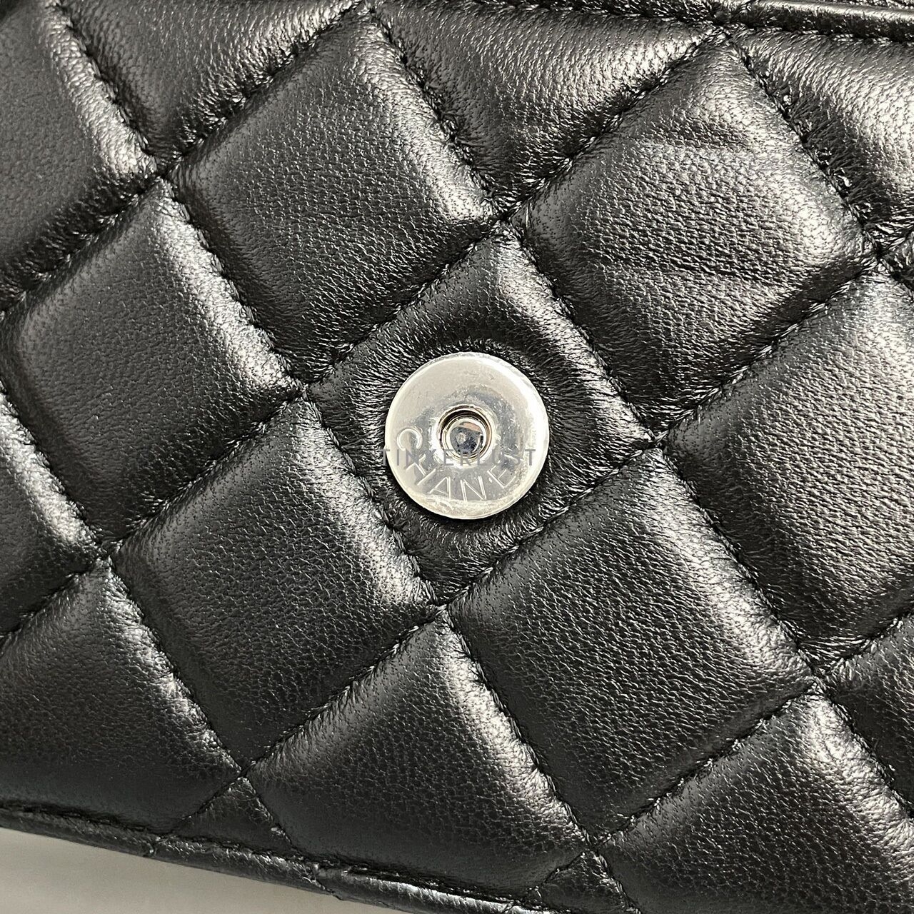 Chanel Quilted Black Wallet On Chain 