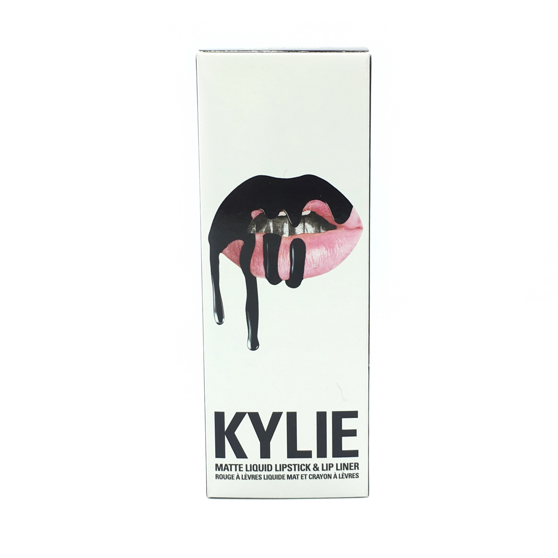 Kylie Cosmetics Matte Liquid Lipstick & Lip Liner Shade Dead Of Knight Lips	