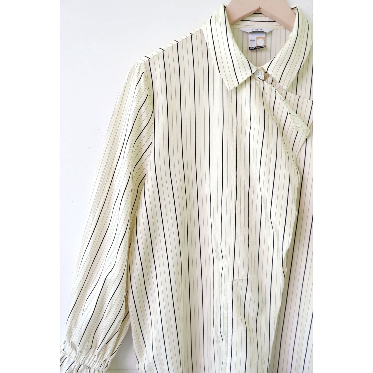Lily Pastel Yellow Stripes Shirt