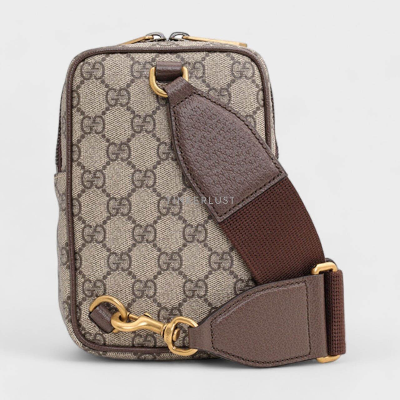 Gucci Mini GG Supreme Ophidia Beige/Ebony Sling Bag