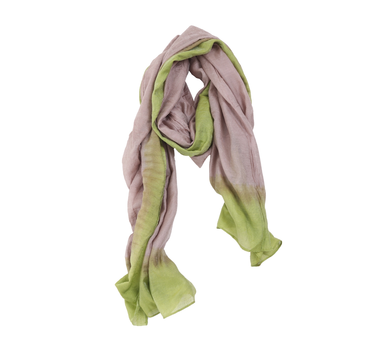 Dian pelangi green taupe scarf