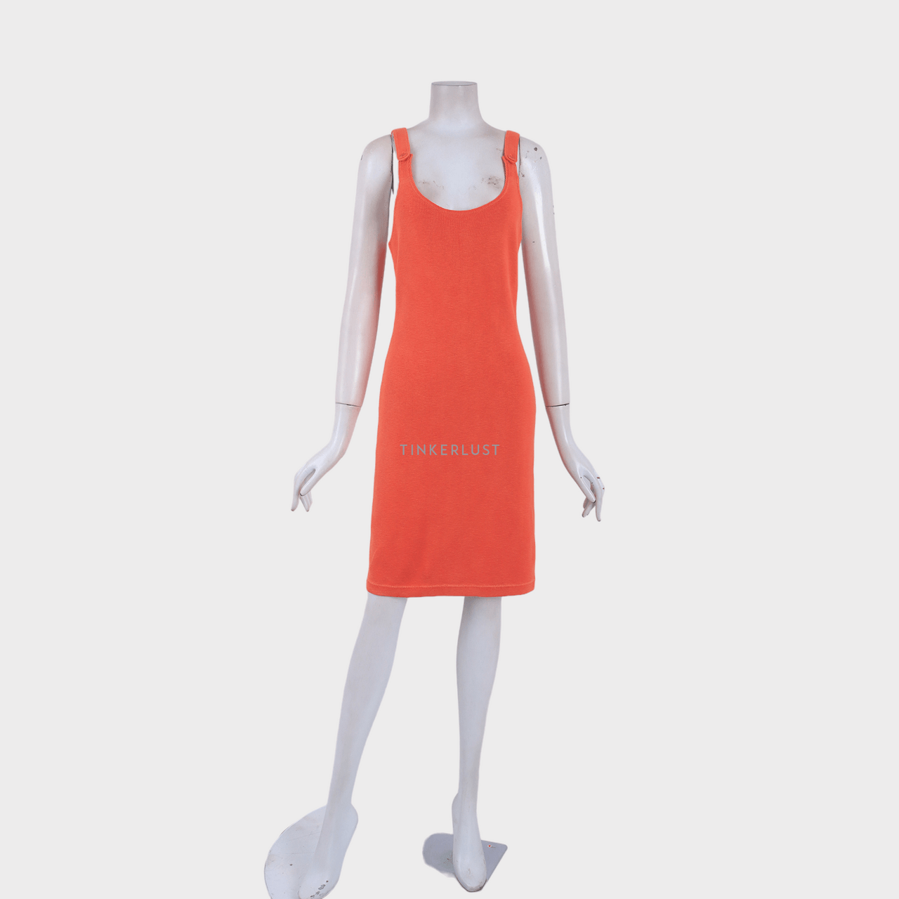 Ralph Lauren Orange Knit Mini Dress