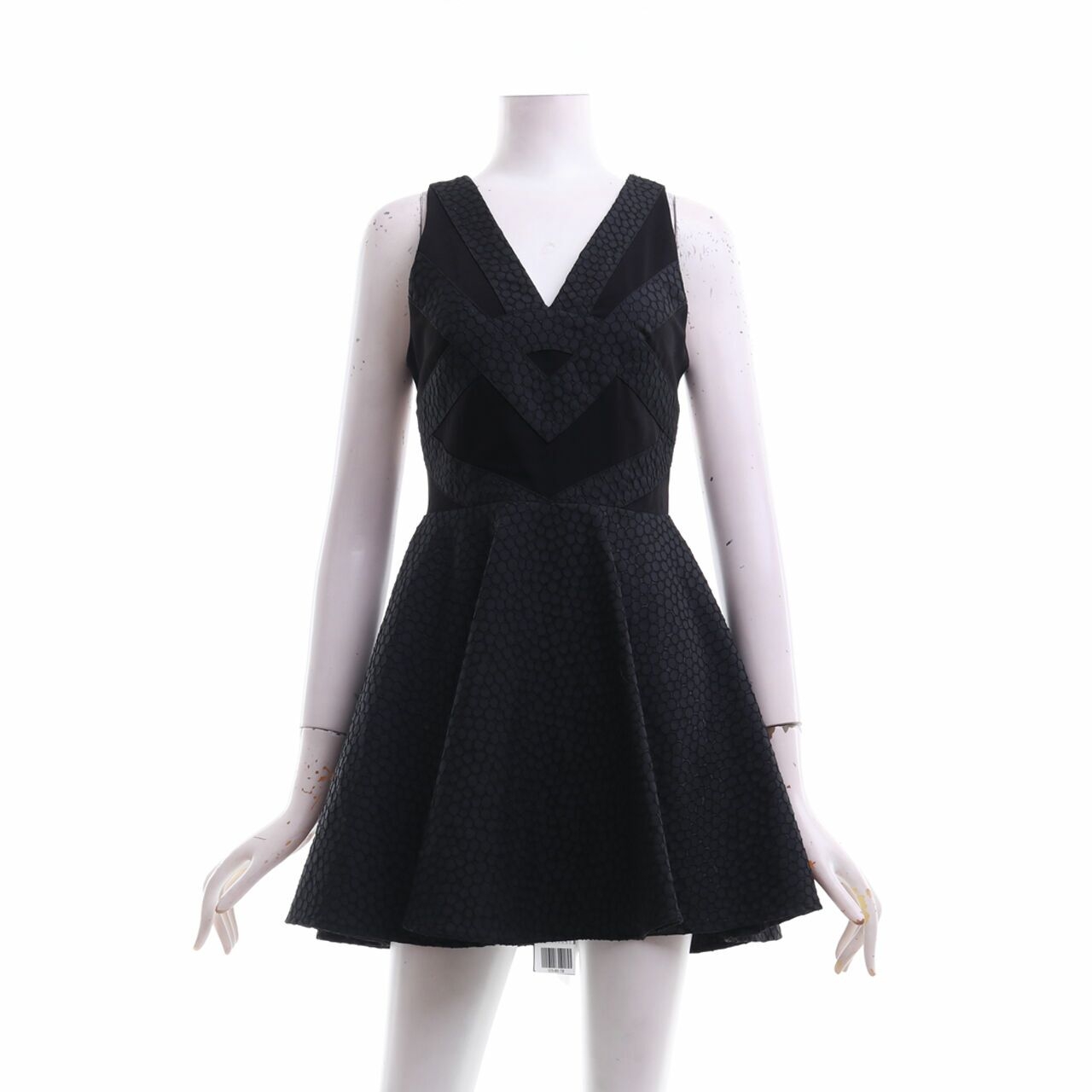 Keepsake The Label Black Back Cut Out Mini Dress