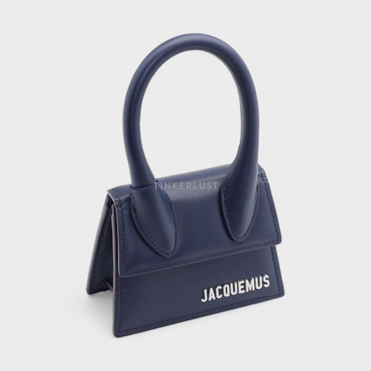 Jacquemus Le Chiquito Homme in Navy with Cotton Strap Shoulder Bag