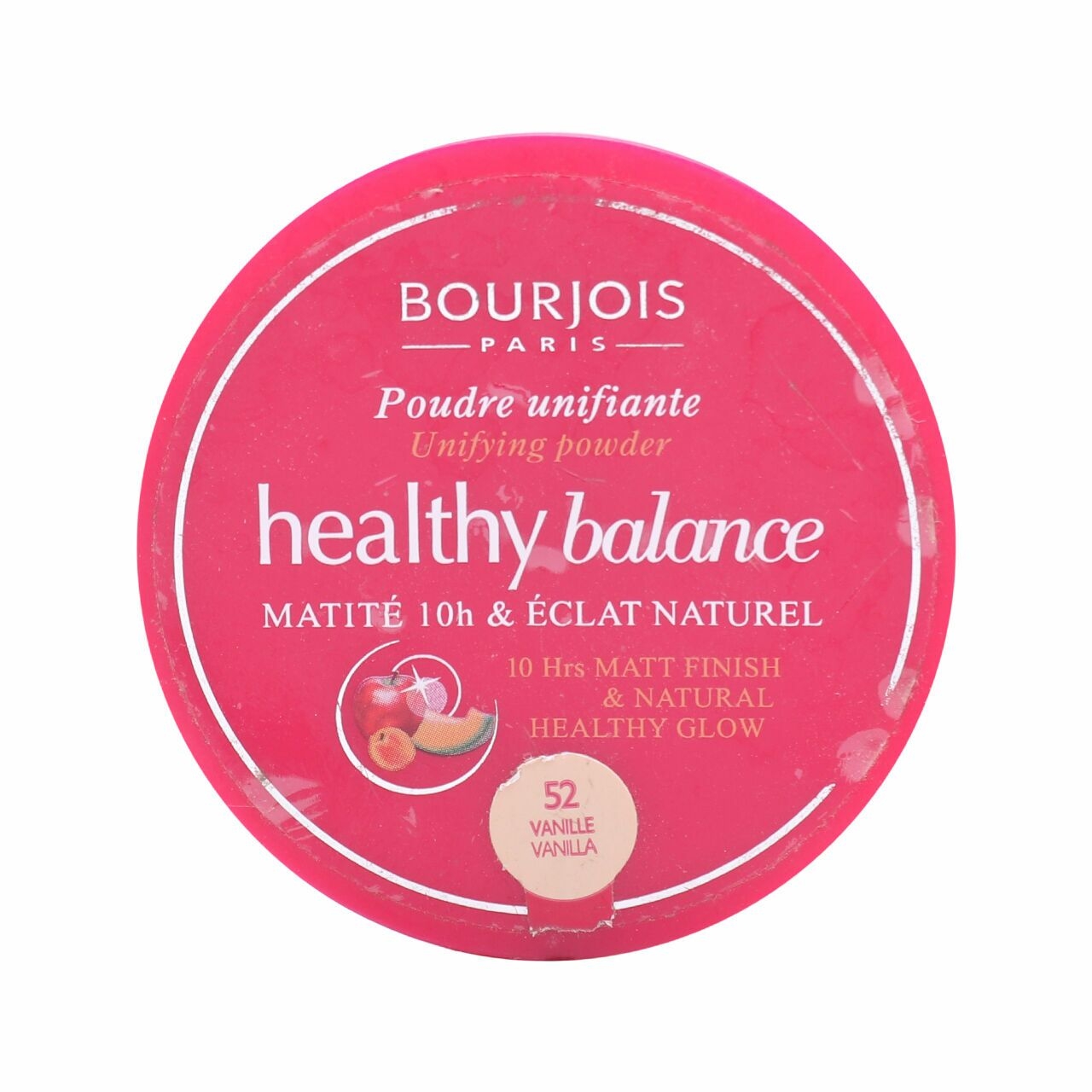 Bourjois Healthy Balance Matte Finish & Natural Healthy Glow 52 Vanilla Powder Faces