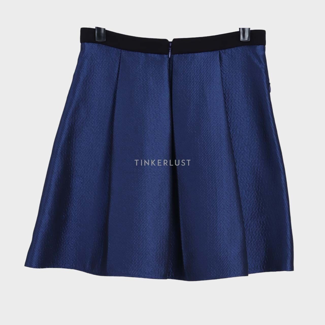 Tibi Navy/Black Mini Skirt