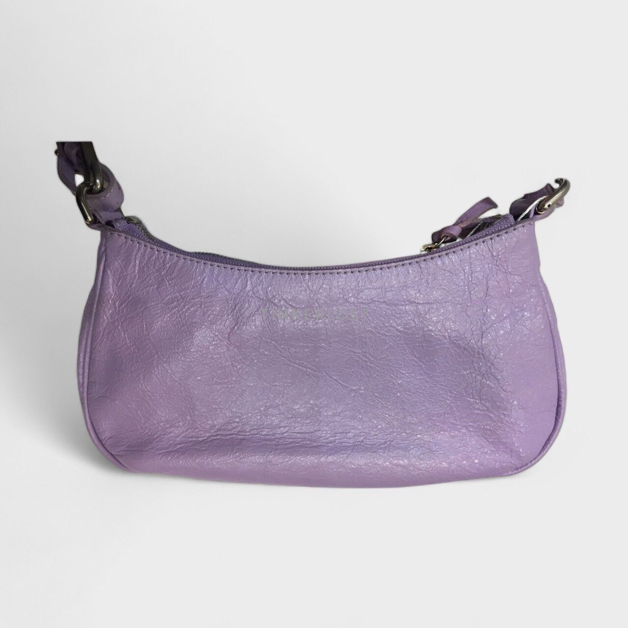 Balenciaga Le Cagole Mini Purse with Chain Light Purple Shoulder Bag