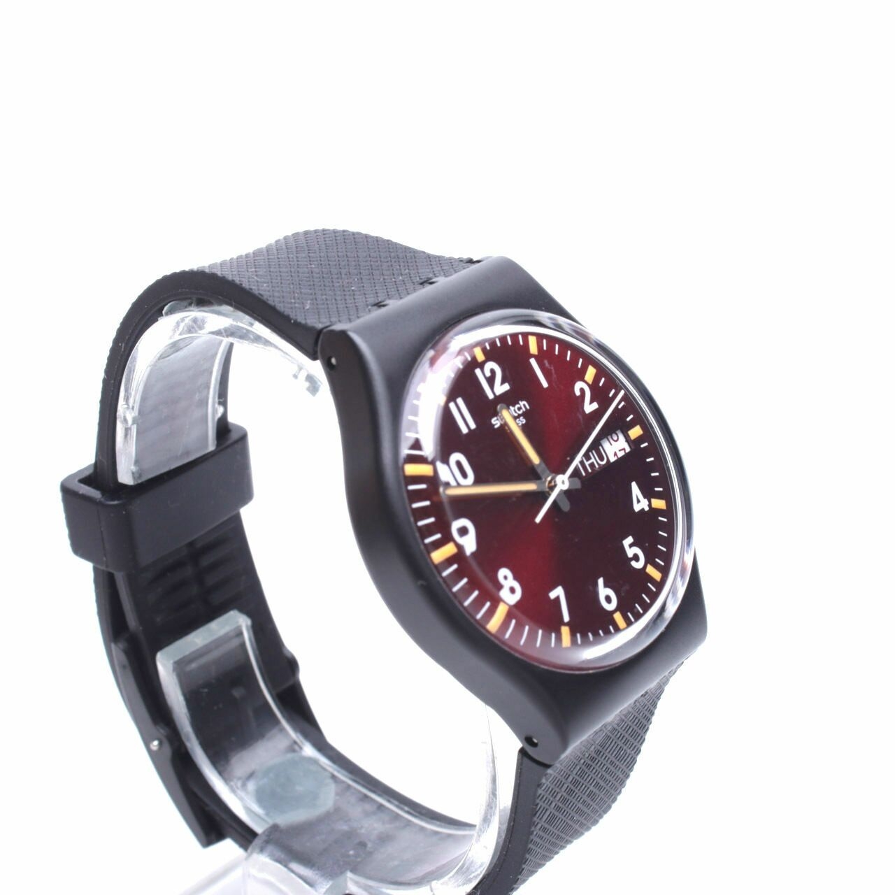 Swatch Black Patented Water Resistant Watch