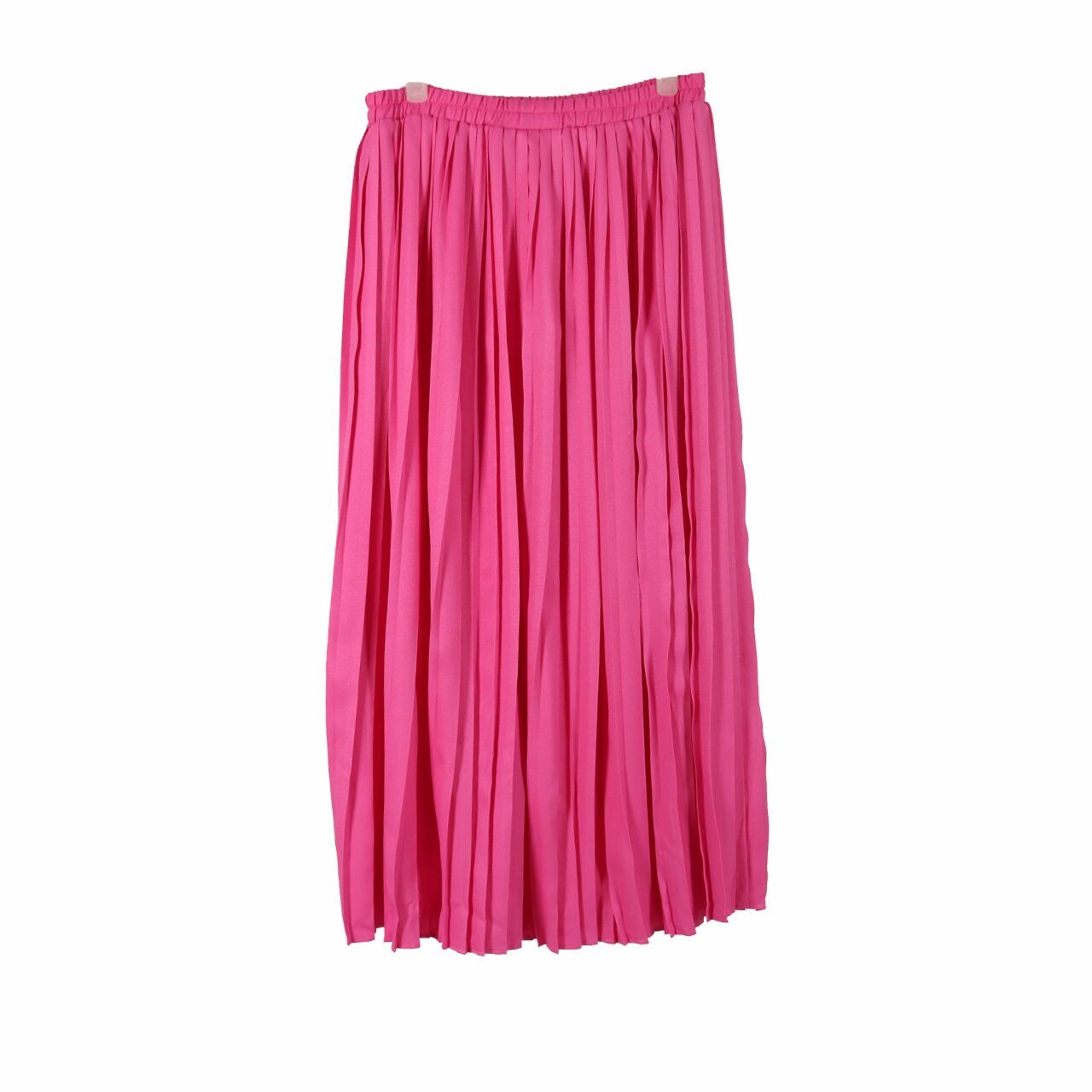 hijab chic Pink Plisket Maxi Skirt
