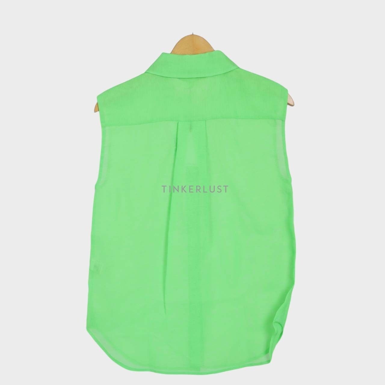 Diane von Furstenberg Green Neon Shirt Sleeveless