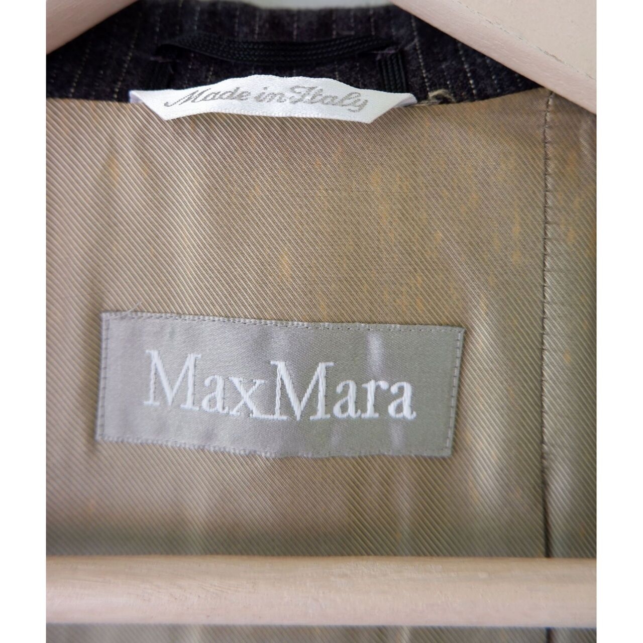 Max Mara Dark Grey Stripes Blazer