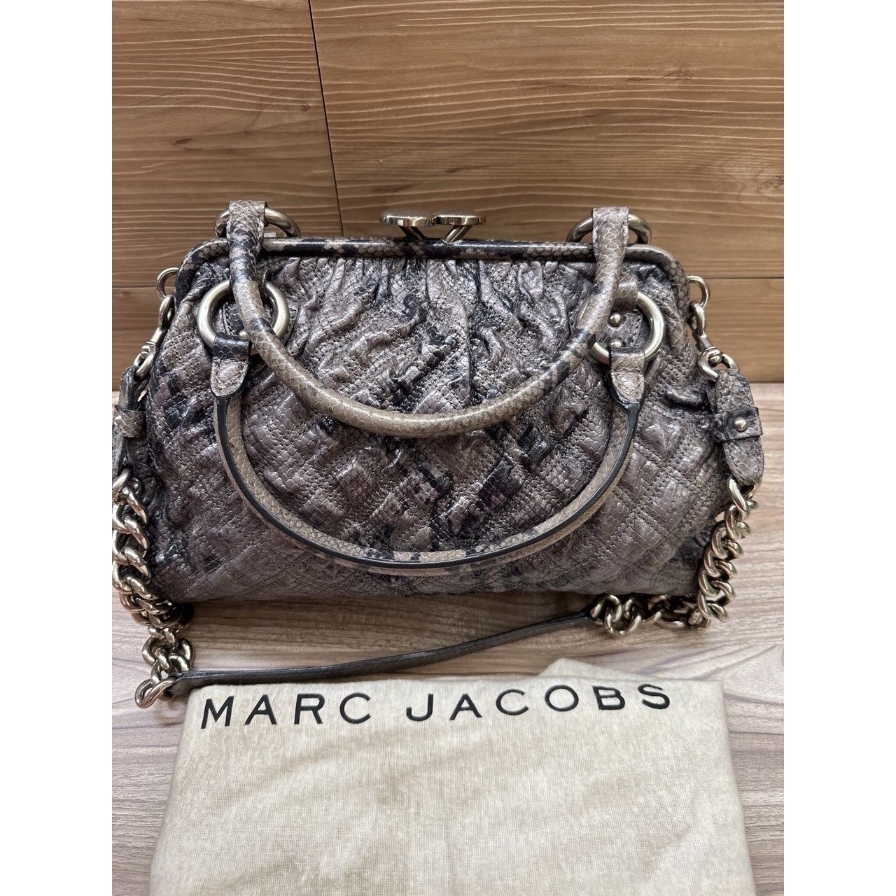 Marc Jacobs Stam Grey Handbag