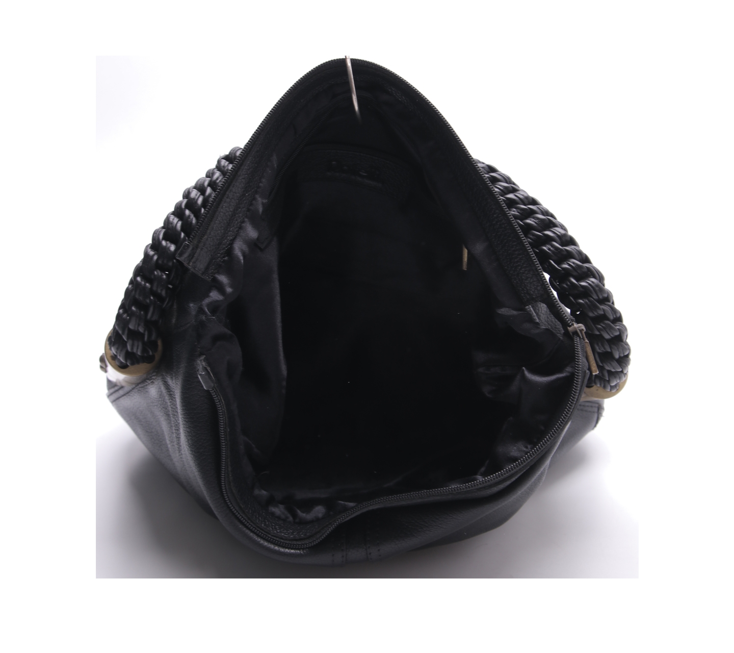 Rotelli Black Leather Shoulder Bag 