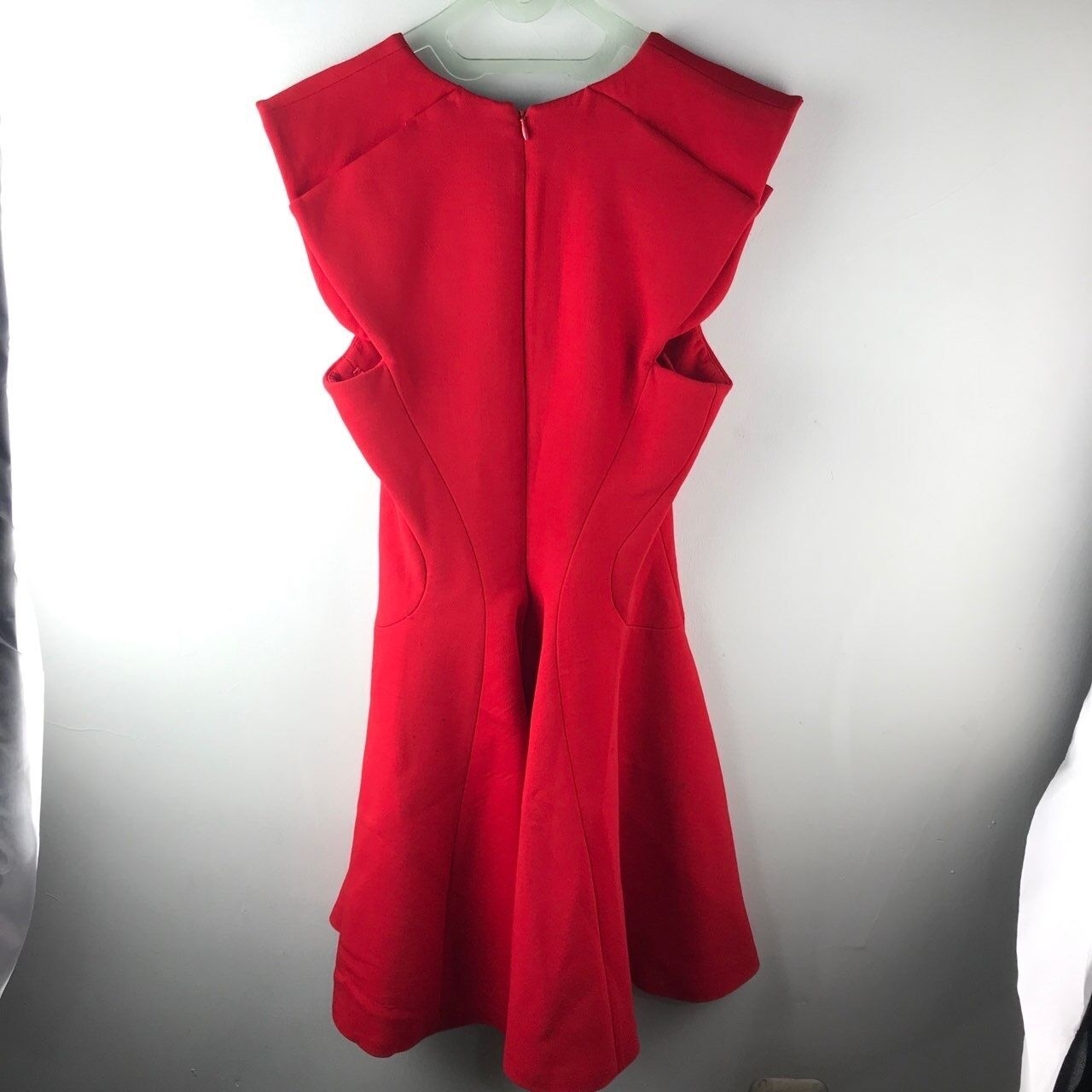 Alexander McQueen Red Midi Dress