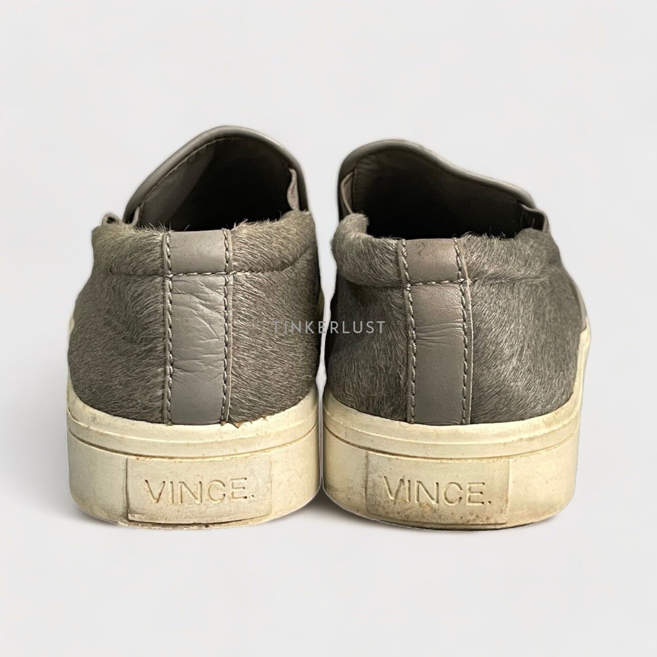 Vince Grey Slip On Sneakers