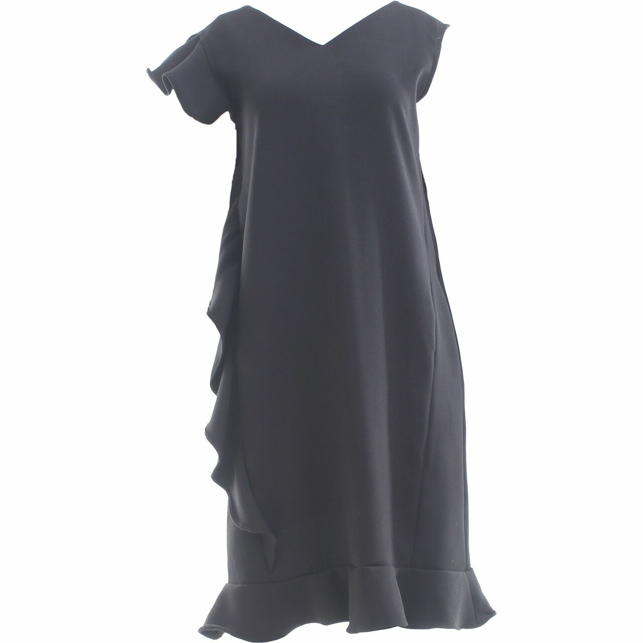 Picnic Black Midi Dress