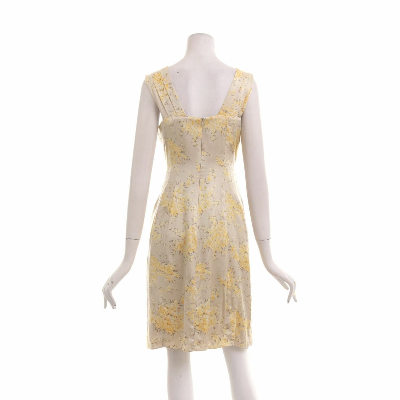 Betsey Johnson Beige Floral Mini Dress