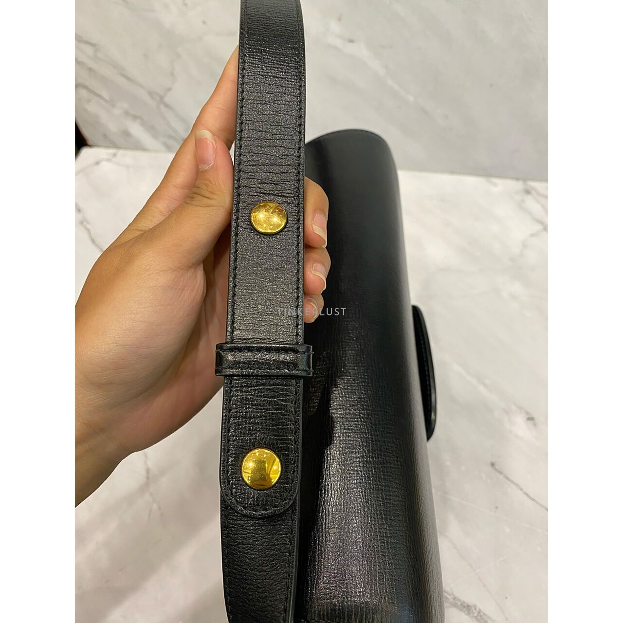 Gucci Horsebit Medium Black GHW Shoulder Bag