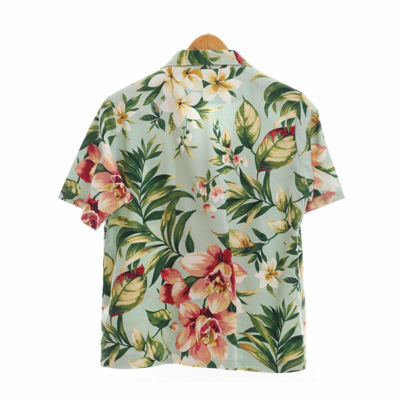 Argyle Oxford Green Floral Shirt