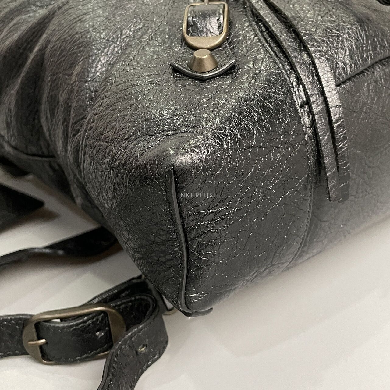 Balenciaga Leather Classic Traveler Rucksack Backpack