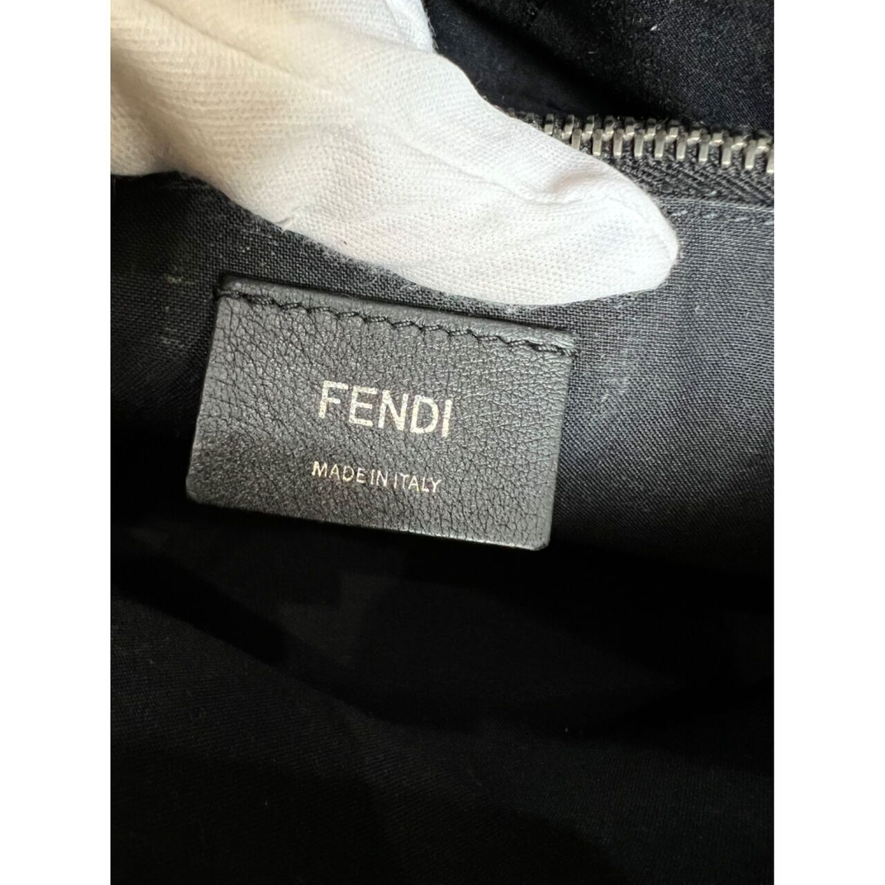 Fendi By The Way Small Black Leather SHW Handbag
