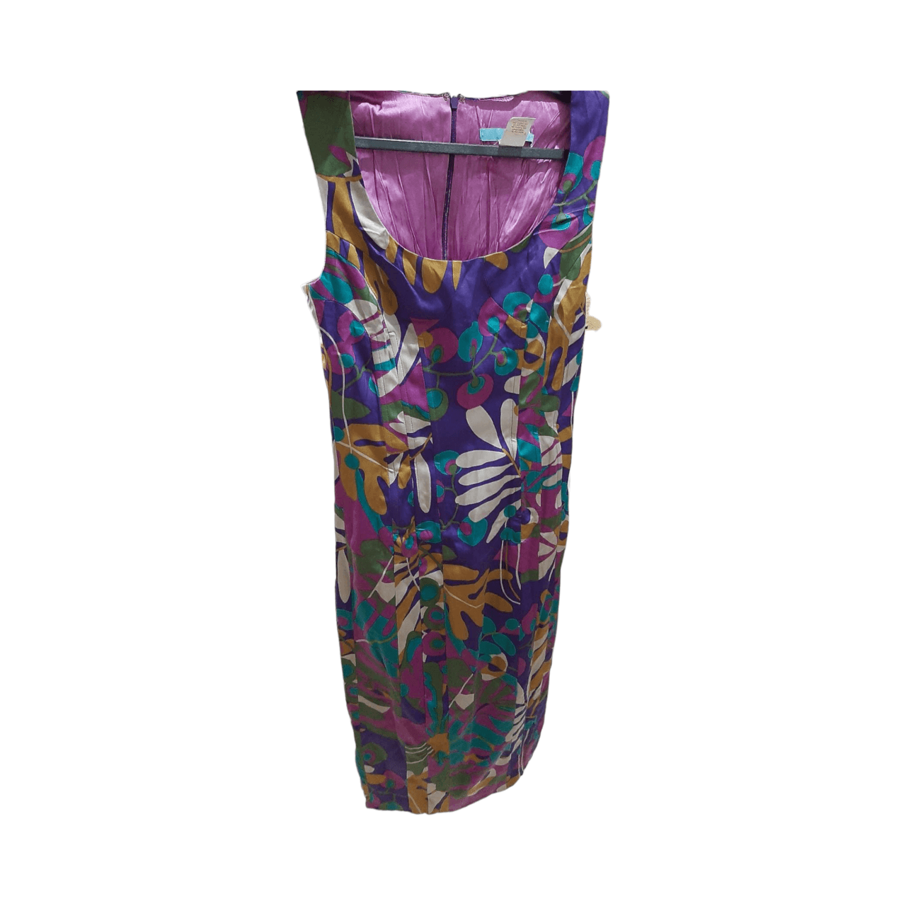 Marciano Purple Floral Long Dress