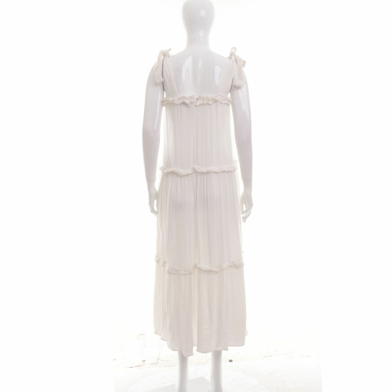 Miroir White Long Dress