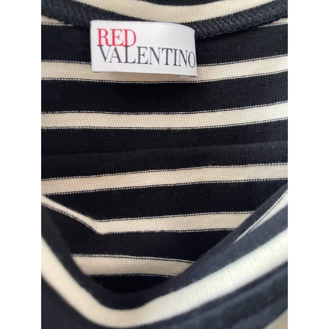 Red Valentino Striped Mini Dress