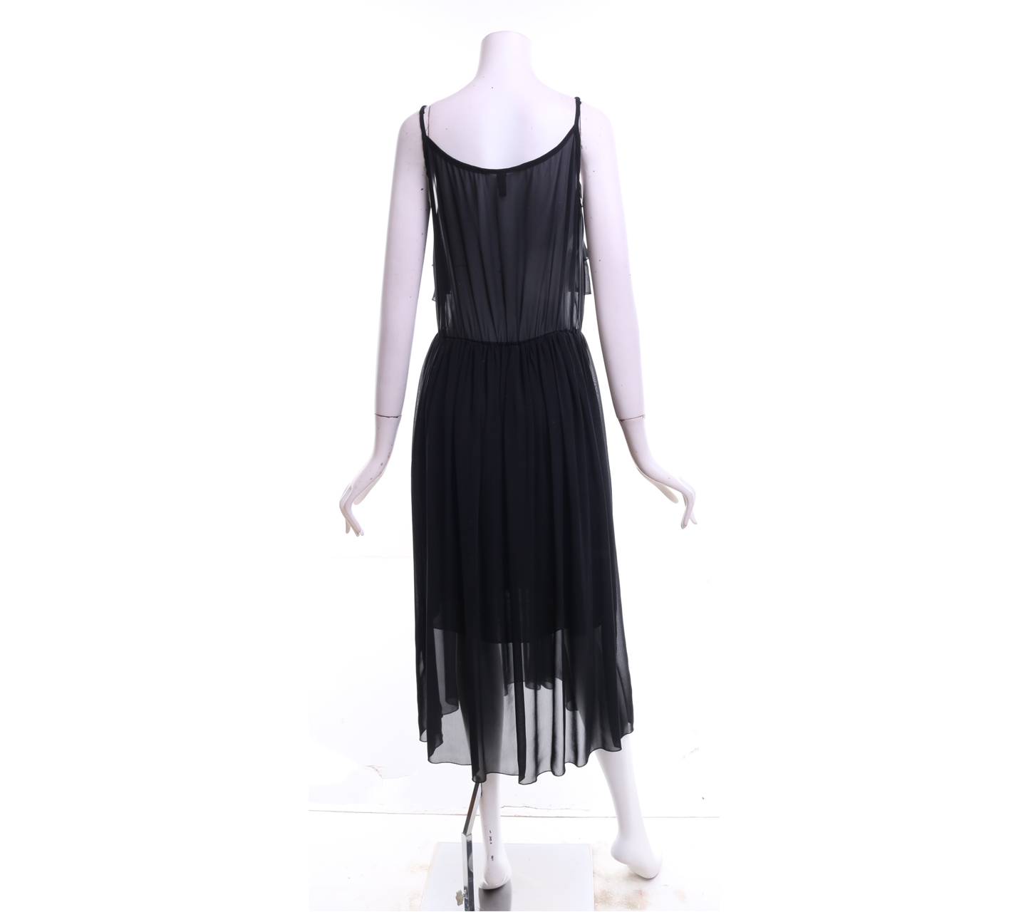 Silla Black Midi Dress