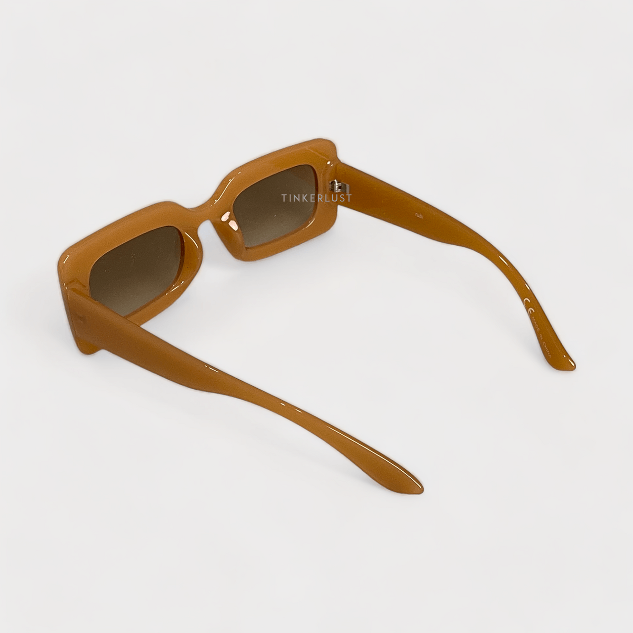 Rubi Gigi Square Light Brown Sunglasses