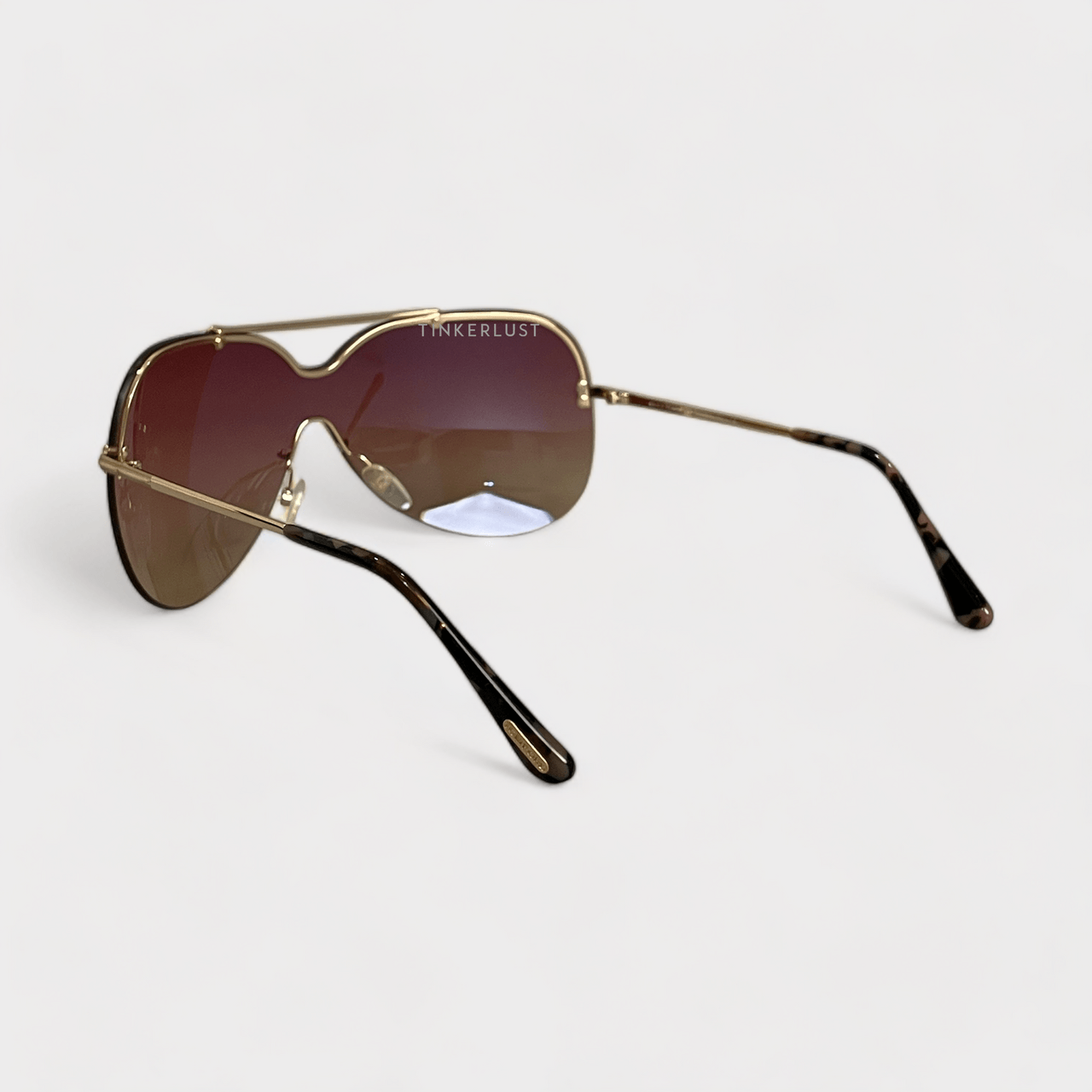 Tom Ford TF519 Ondria Mirrored Gradient Brown Sunglasses