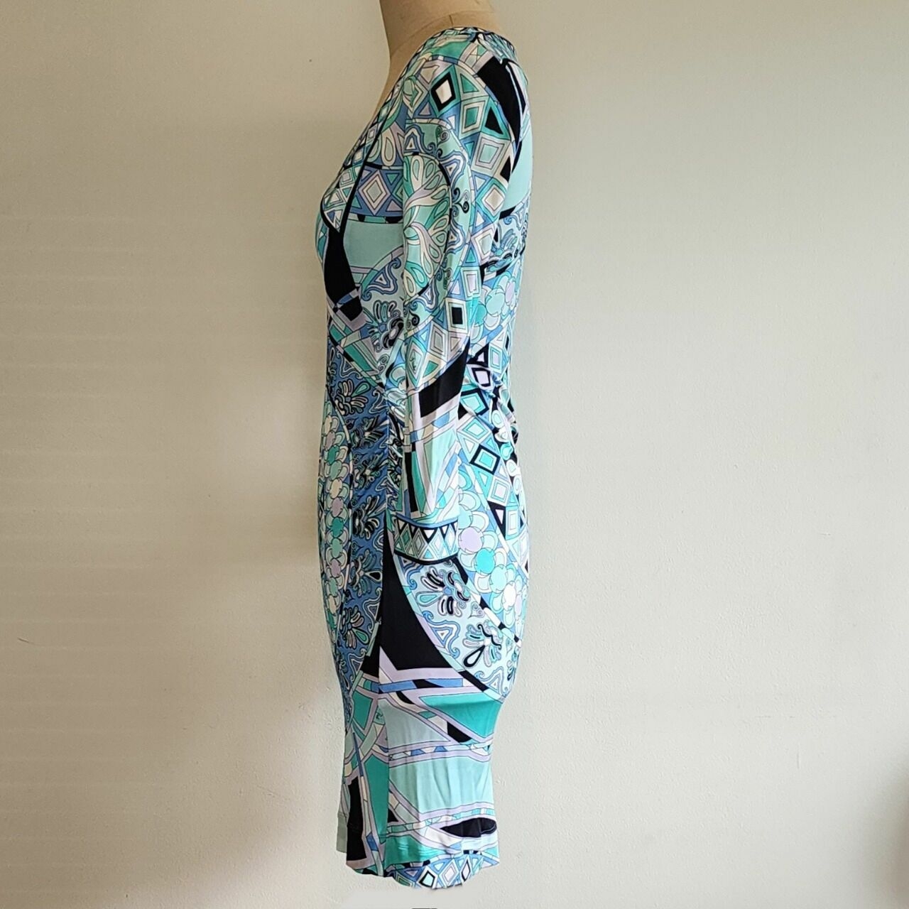 Emilio Pucci Multicolour Floral Midi Dress