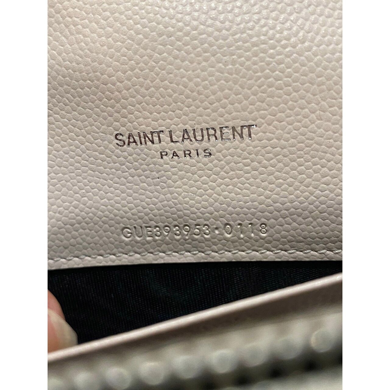 Saint Laurent WOC 19 Soft Pink SHW 2018 Sling Bag 