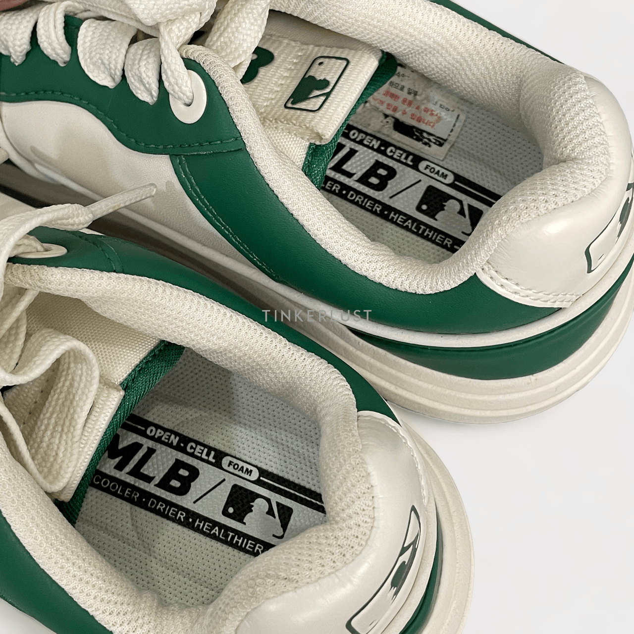 MLB  Green & White Sneakers
