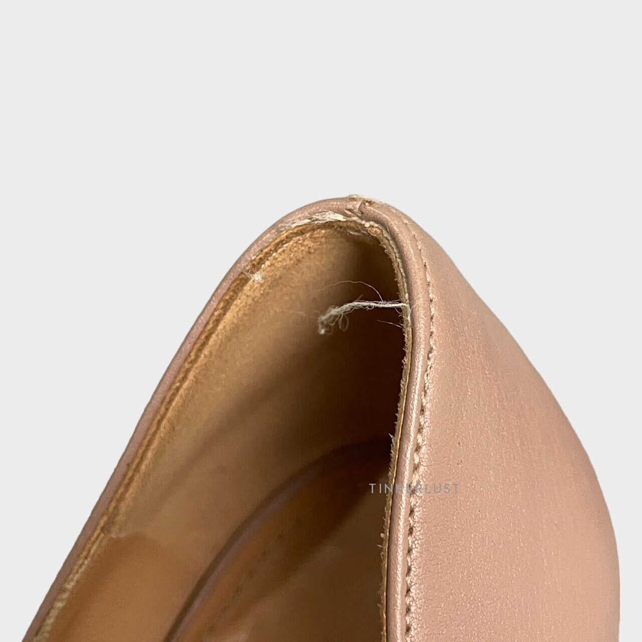 Salvatore Ferragamo Rossella Nude Leather Heels