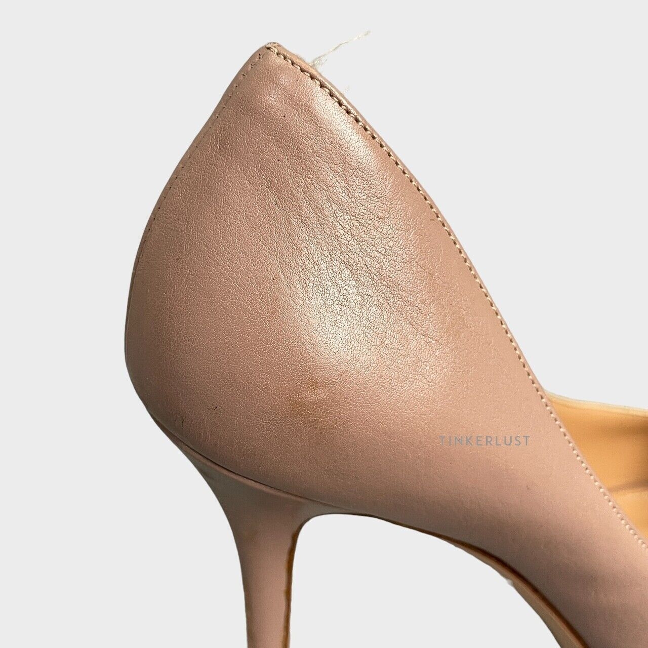 Salvatore Ferragamo Rossella Nude Leather Heels