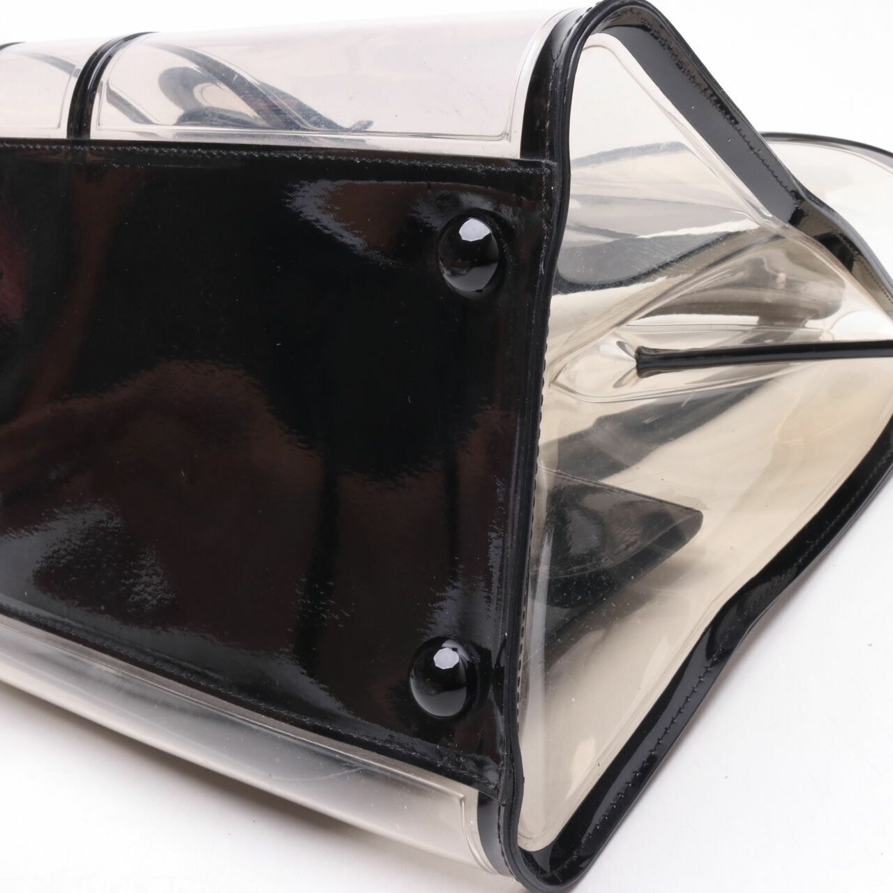 Delvaux Brillant GM Transparent PVC Tote Bag
