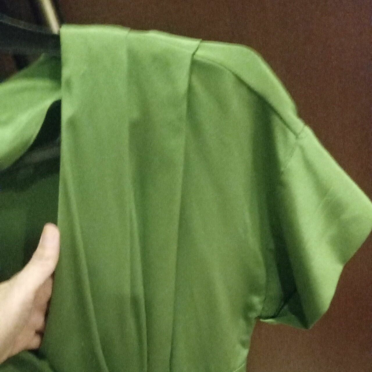 Lavine Green Geometric Mini Dress