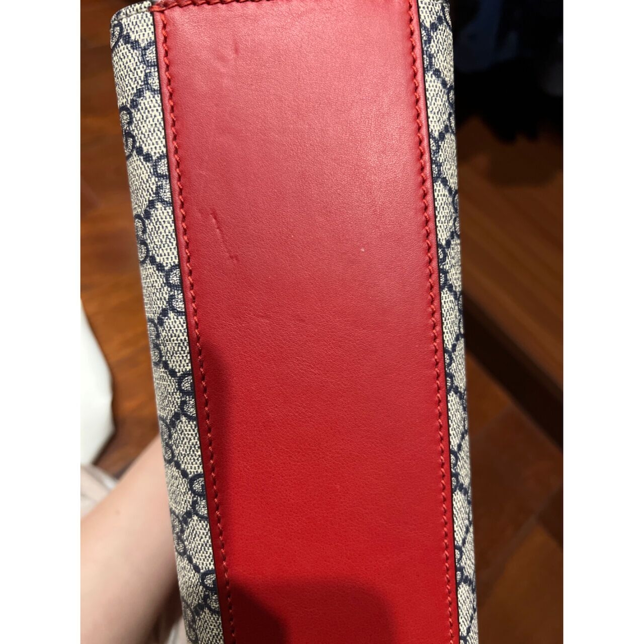 Gucci Padlock Medium Beige & Red Shoulder Bag