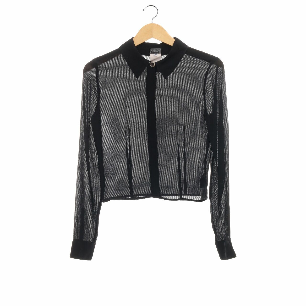 Gianni Versace Black Long Sleeve Shirt