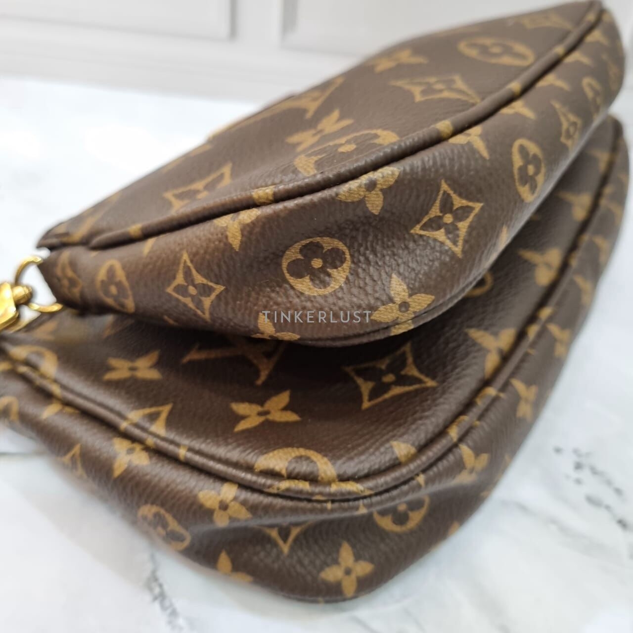 Louis Vuitton Multi Pochette Monogram Khaki Canvas GHW 2019 Shoulder Bag