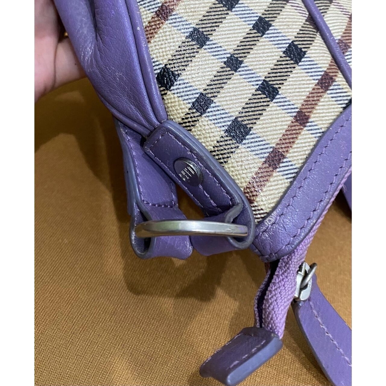 DAKS London Purple & Multi Shoulder Bag