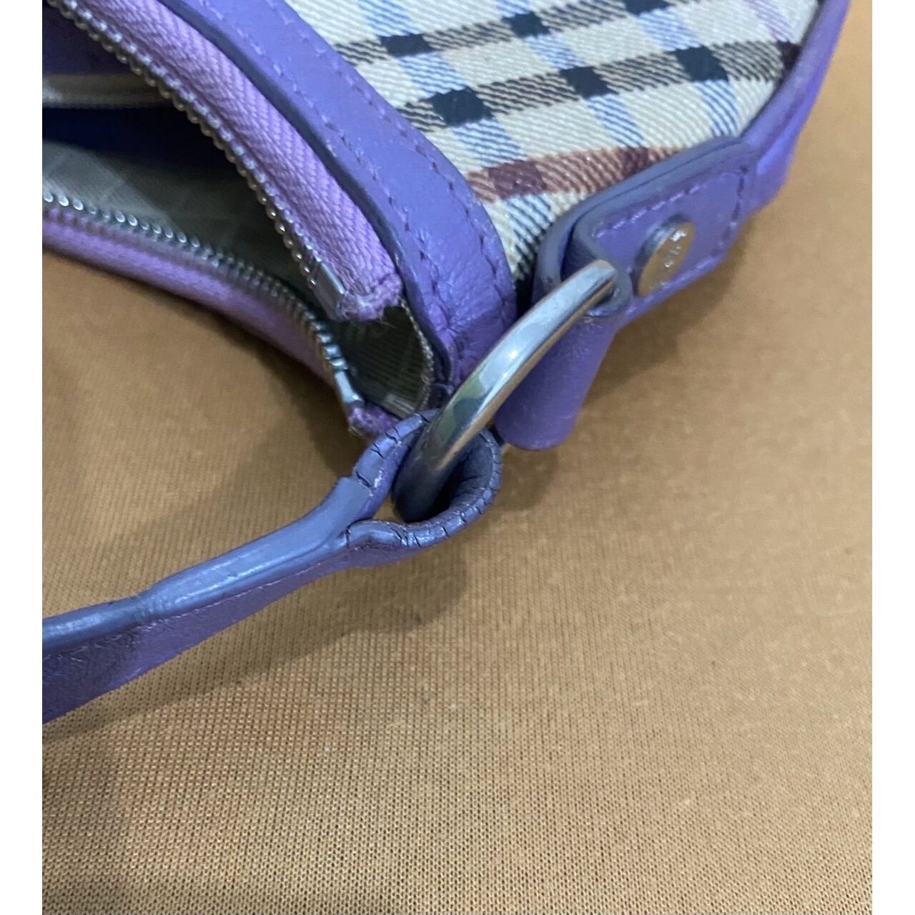 DAKS London Purple & Multi Shoulder Bag