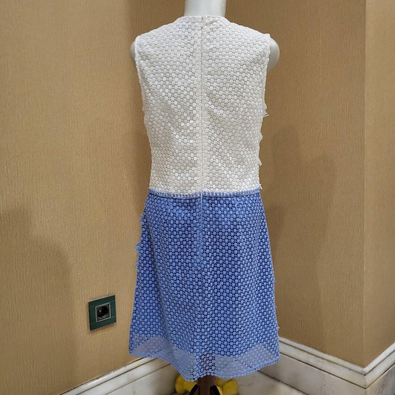 Esye Blue & White Mini Dress