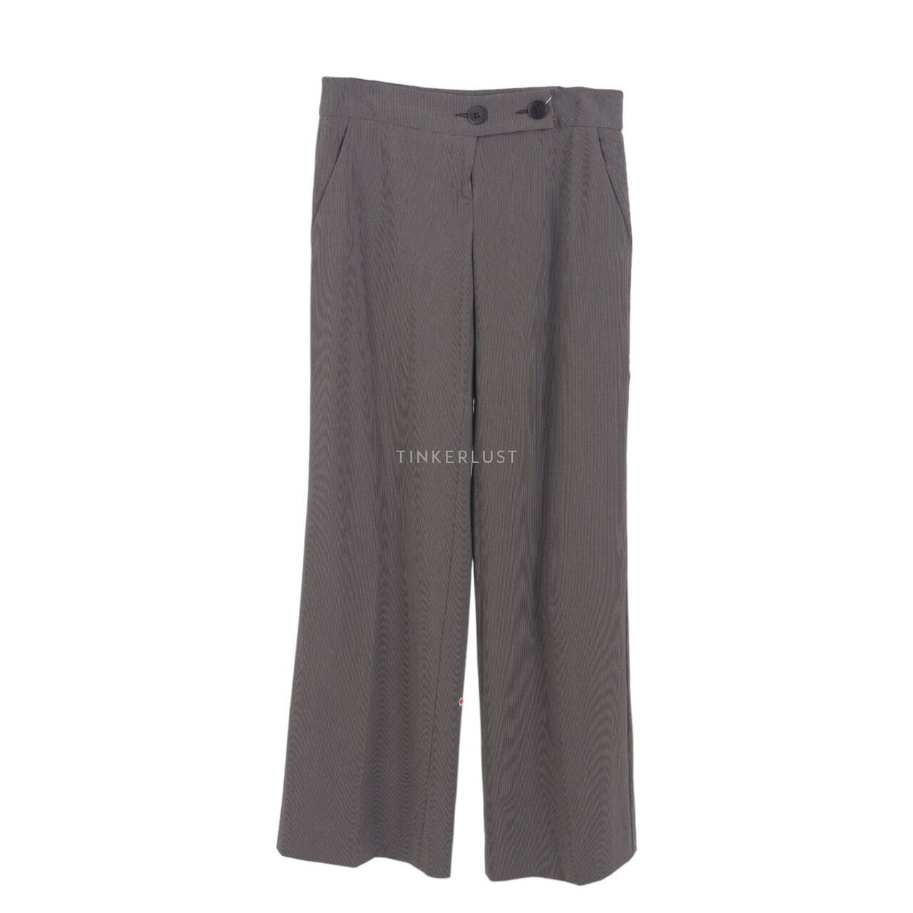 Emporio Armani Brown Long Pants