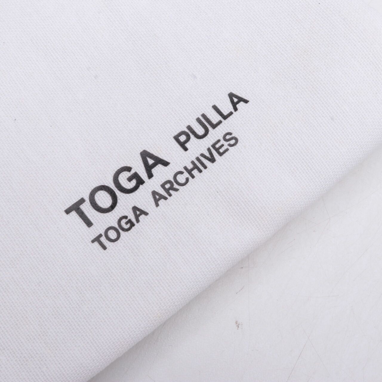 Toga Pulla White Pointy Leather Flats