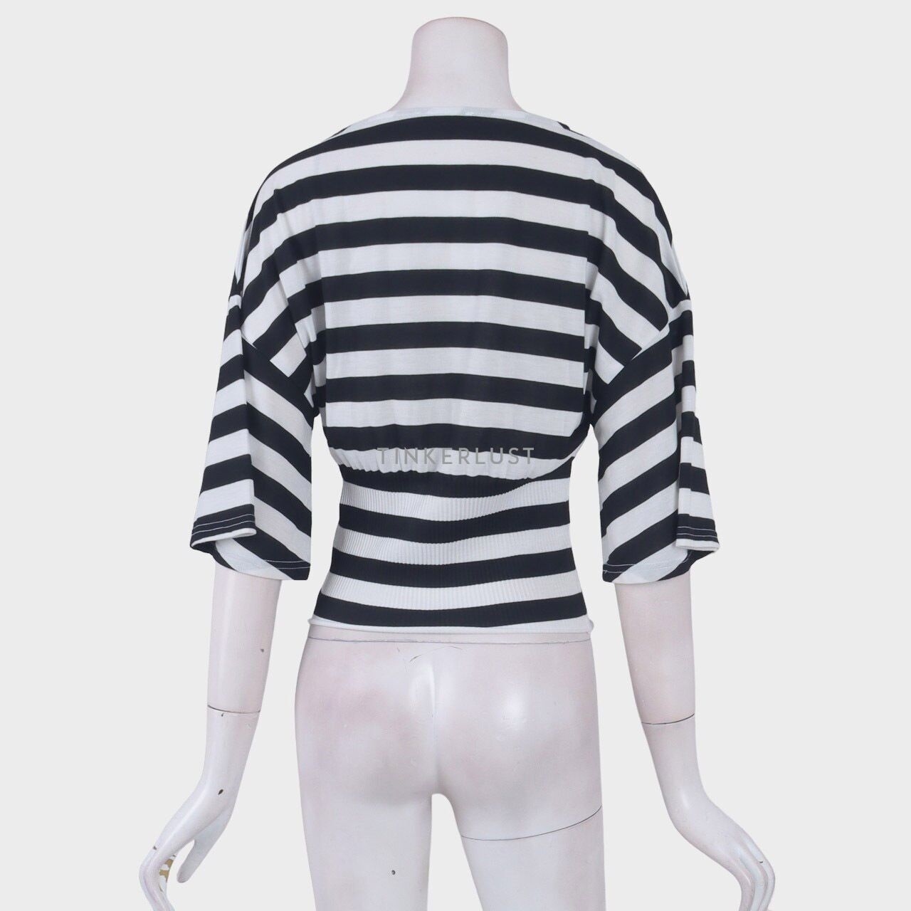 Zara Black & White Stripes Blouse