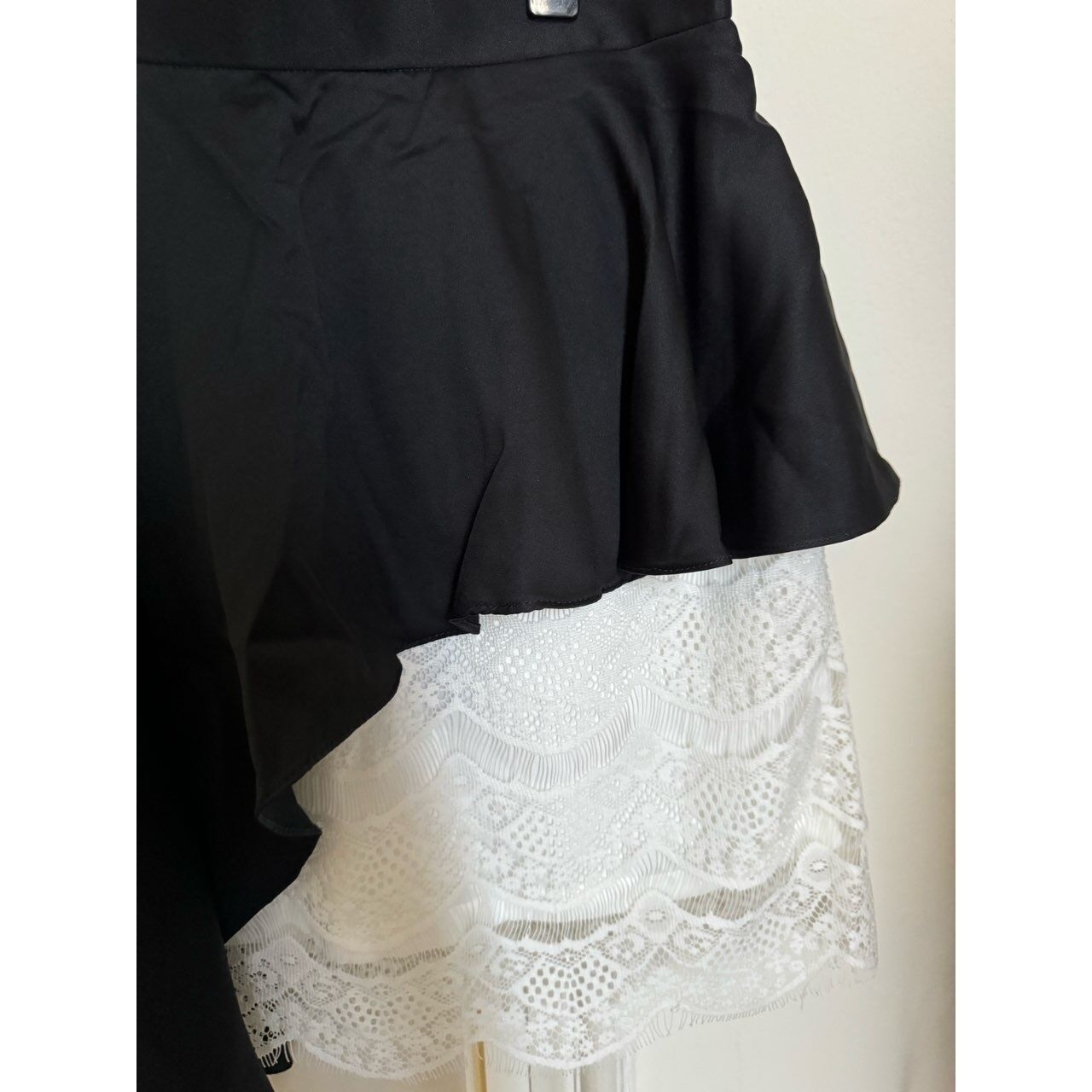 Jolie Black & White Mini Skirt