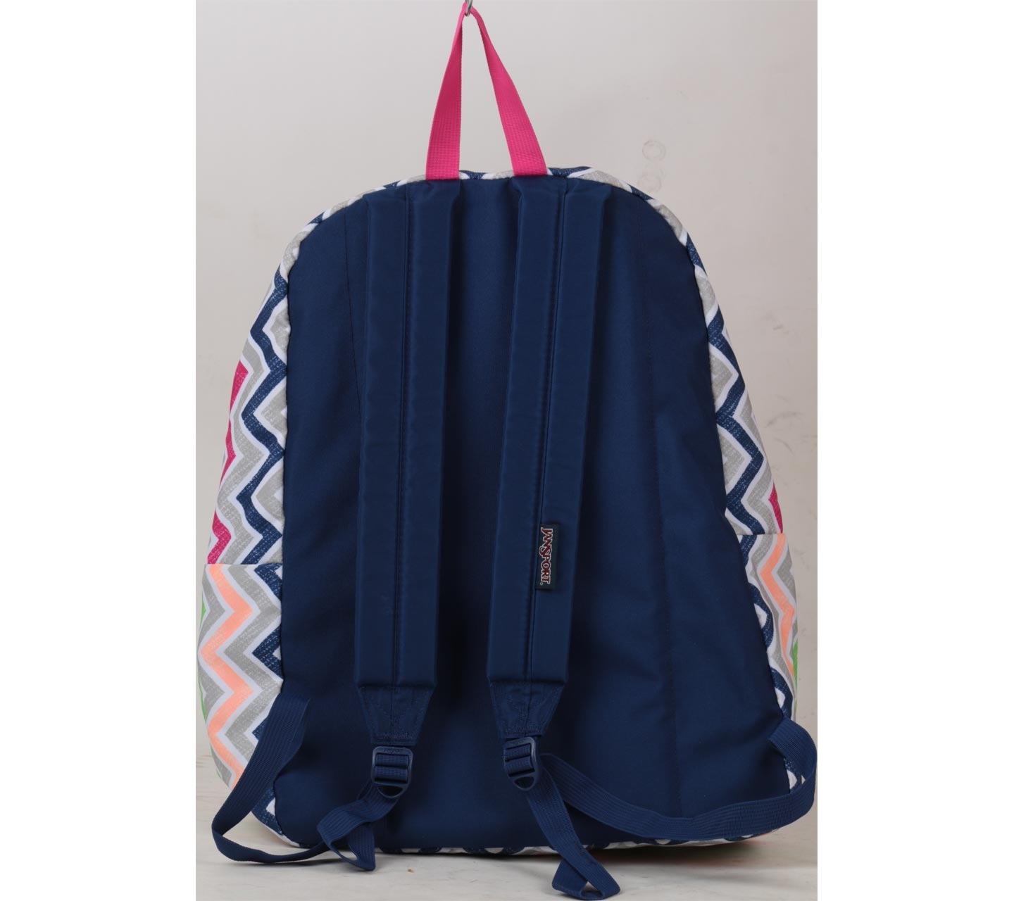 Jansport Multi Colour Zig-Zag Backpack